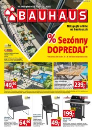 BAUHAUS leták  s platnosťou 29. 6. - 2. 8. 2026 